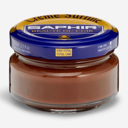 thumbnail image 2 of Saphir Creme Surfine Pommadier Shoe Polish - Beeswax Cream For Leather Products, Brown, 50ml : Buy Online At Best Price In KSA - Souq Is Now 2 of 14