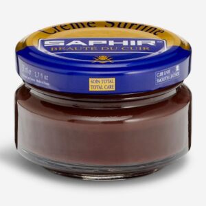 Creme Surfine Pommadier Protective Leather Wax - Dark Tobacco Brown