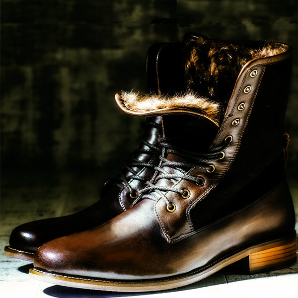 eves and grey boots