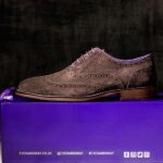 Brown Suede Italian Leather Brogue - Meteor 3