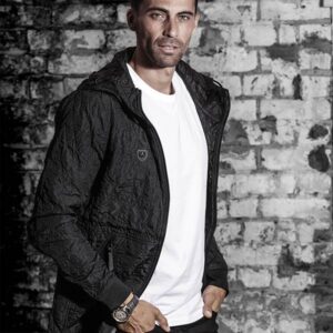 The "Baltrun" Black Quilted Jacket