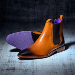 The Hellcat Chelsea Boot in Tan/Brown