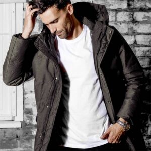 The "Bockscar" Space Grey/Green Insulated Jacket