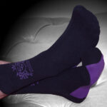 Black Socks Purple Sole 3