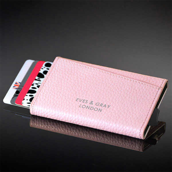 Italian Leather Wallet RFID Pop up Card Case