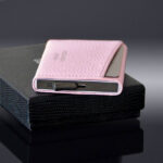 RFID POP-UP CARD CASE IN ITALIAN LEATHER SOFT PINK2