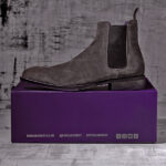 Italian Suede Leather Charcoaol Chelsea Boot - Atlas 2