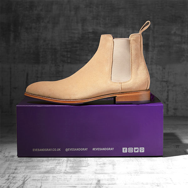 Mens stone hotsell suede chelsea boots