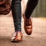 Burnished Tan Leather Brogue - Harvard 4