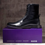 Black Italian Leather Ankle Boot - Maxamillion Black 2