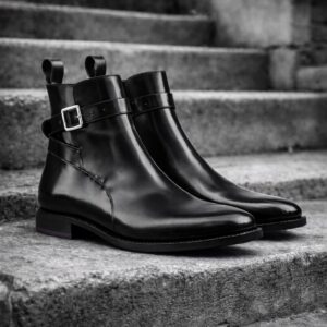 The Black Skylar Jodhpur Boot
