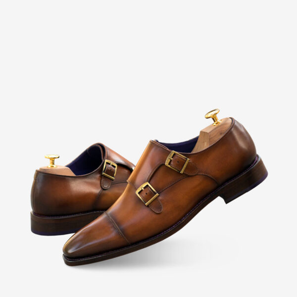 The Eagle Double Monk Strap - Eves & Gray