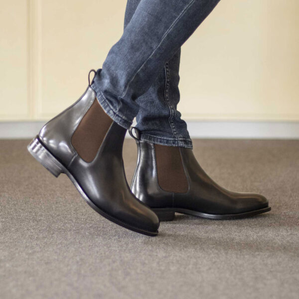 Night Hawk Black Chelsea Boot Eves Gray