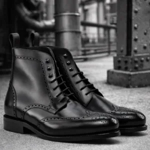Sabbath Brogue Boot Black
