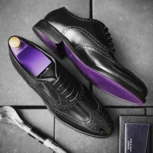 Darcy Full Black Brogue (GYW)