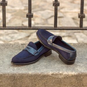 Women's Loafer Navy Suede