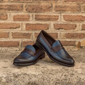 Women's Loafer Dark Brown/Navy