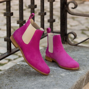 Women's Chelsea Boot Fuschia Suede