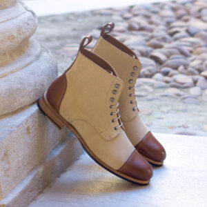 Women's Lace Up Captoe Boot Sand