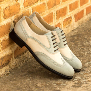 Women's Full Brogue Light Grey