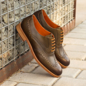 Women's Full Brogue Olive