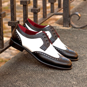 Women's Derby Wingtip Black/White