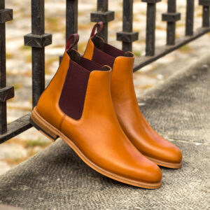 Women's Chelsea Boot Cognac/Bugundy