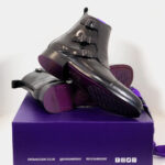 Tomcat Black Boot with Purple Box