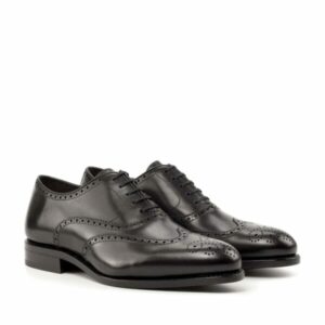 Harvard Full Black Brogue